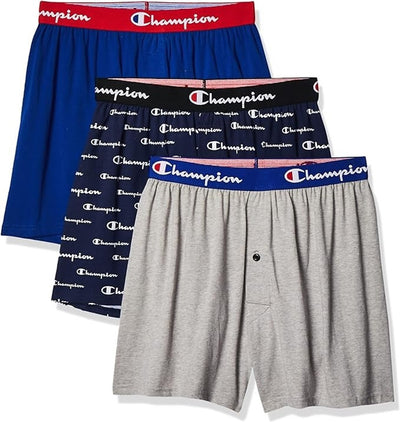Champion Everyday Comfort Men's Boxers Pack Cotton Stretch - CAKBP3