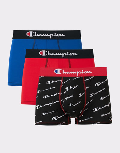 Champion Trunks Pack Moisture Wicking Lightweight Stretch 3-Pack - CHTRP1