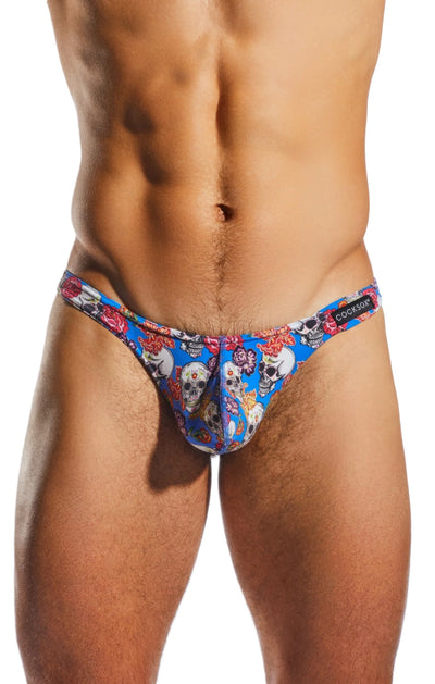Cocksox Men's Day of the Dead Thong - CX05DD