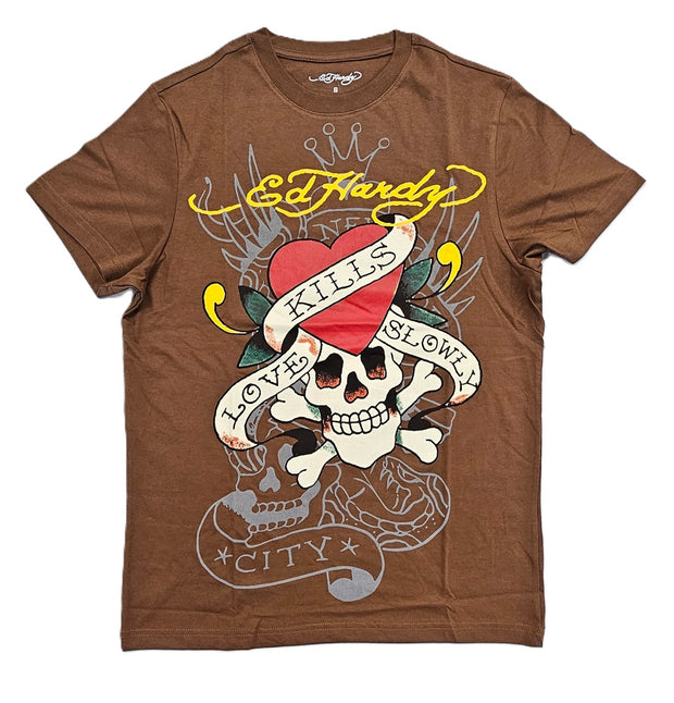 Ed Hardy LKS Skull Short Sleeve Men's T-Shirt - EHMD1100-123