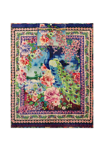 Johnny Was Peacock Travel Blanket - H10023-O