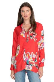 Johnny Was Passion Iris Button Down Shirt - C11321A5