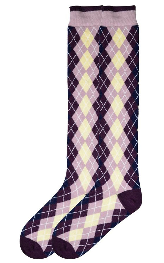 K. Bell Women's Argyle Design Socks One Size - 66935