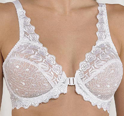 Valmont Front Close Lace Cup Underwire Bra - 8323