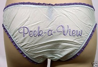 Tra.La.La Novelty Panty Peek A View
