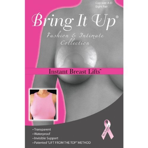 Bring It Up Instant Breast Lift Clear for A-D Cups 8 pair