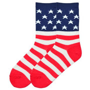 K. Bell Women's USA American Flag Ankle Socks Size 9-11 - 1776