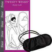 Braza Twenty Winks Sleep Mask Black One Size - S-3030