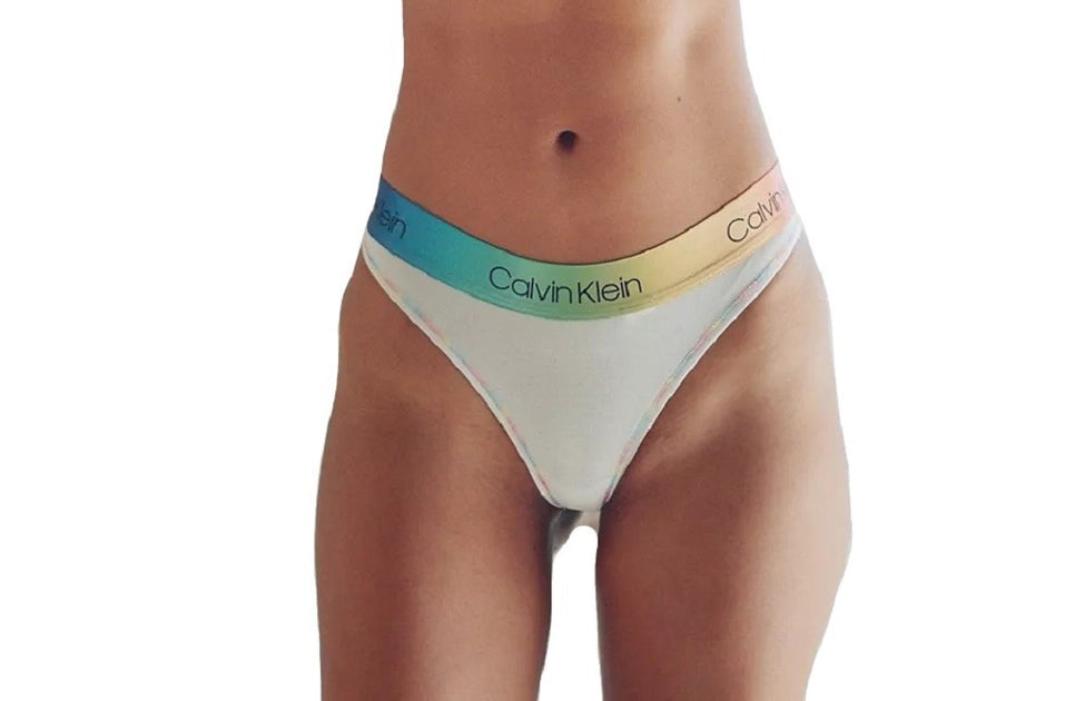 Calvin Klein Women's Modern Cotton Thong Panty - QF6581 – Treasure Lingerie