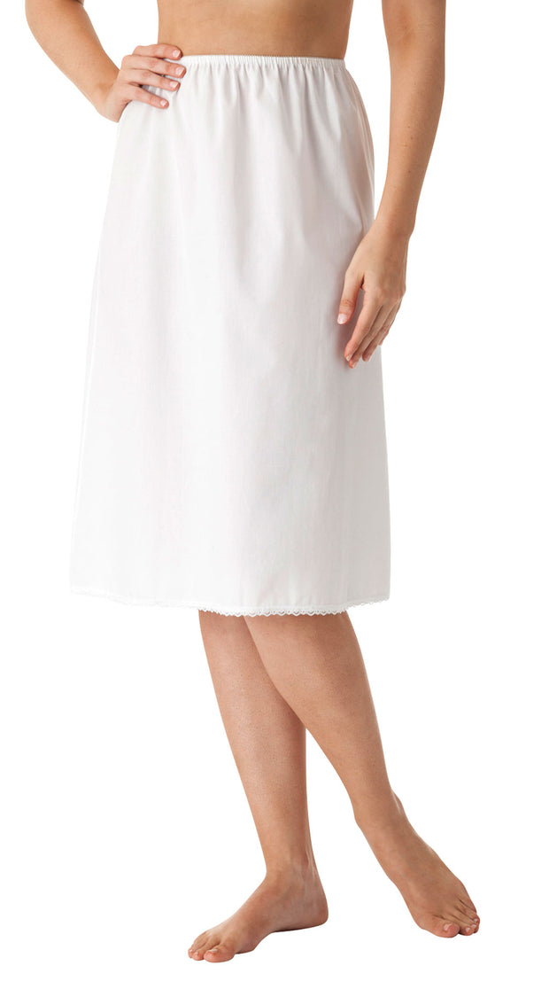 Shadowline Velrose Cotton Skirt Slip - 1090