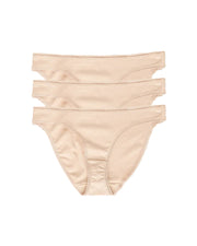 OnGossamer Cabana Cotton Bikini Panty 3 Pack - 1402P3