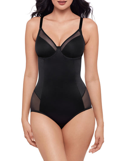 Miraclesuit Sexy Sheer Shaping Padded Cup Bodysuit - 2763