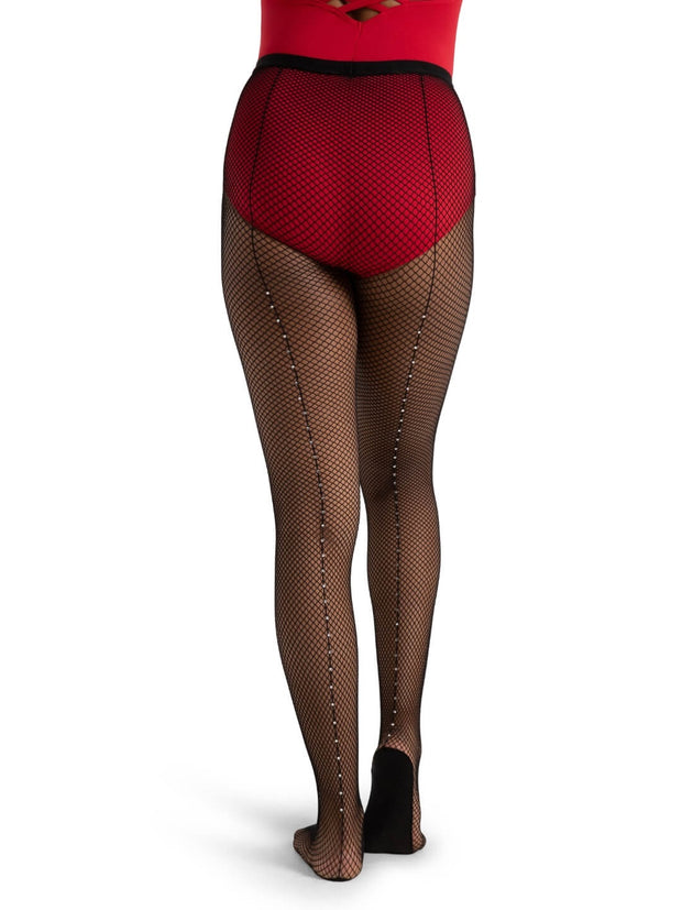 Capezio Professional Rhinestone Fishnet Tight - 3005W