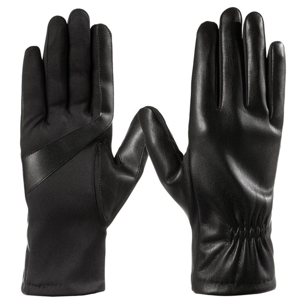isotoner Women’s Lined Faux Leather Stretch Glove - A30569