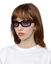 Stussy Rome Sunglasses Black/Lavender Lens One Size - 338265