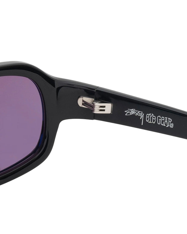 Stussy Rome Sunglasses Black/Lavender Lens One Size - 338265