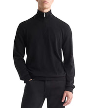 Calvin Klein Fine Merino Wool Blend Quarter Zip Sweater - 40EM331