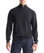 Calvin Klein Fine Merino Wool Blend Quarter Zip Sweater - 40EM331