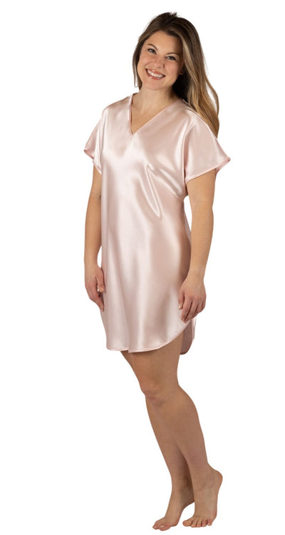 Shadowline Simply Charming Satin Sleepshirt - 4103