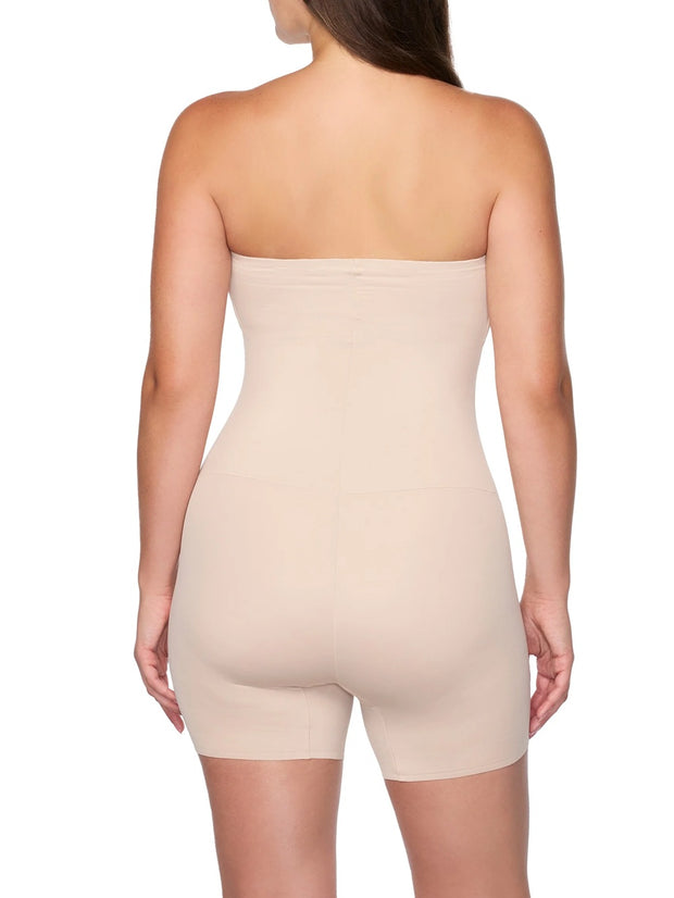 TC Fine Intimates Dress Rehearsal Strapless Mid-Thigh Shaping Bodysuit - 4167