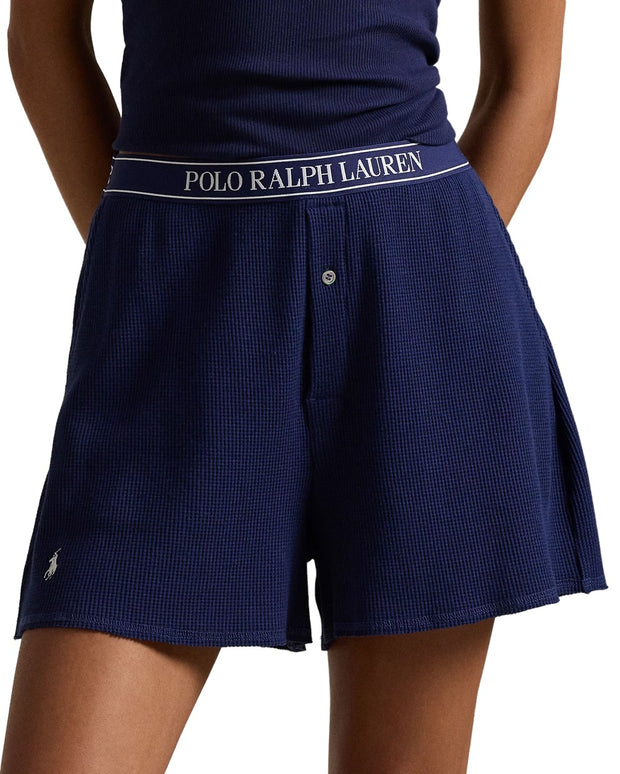 Polo Ralph Lauren Womens Waffle Knit Boxer Short - 4P0150