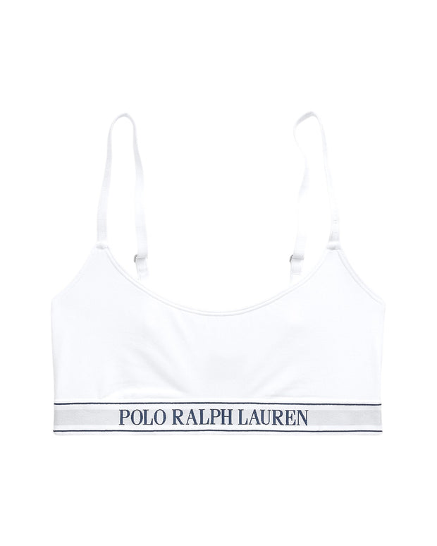 Polo Ralph Lauren Repeat-Logo Cropped Scoopneck Tank - 4P1004