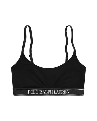 Polo Ralph Lauren Repeat-Logo Cropped Scoopneck Tank - 4P1004