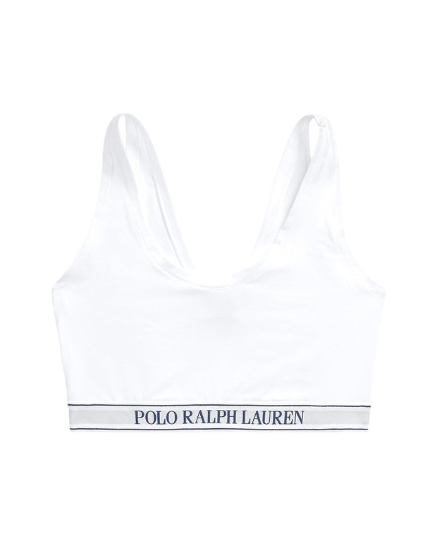 Polo Ralph Lauren Repeat-Logo Scoop Cropped Tank - 4P1025