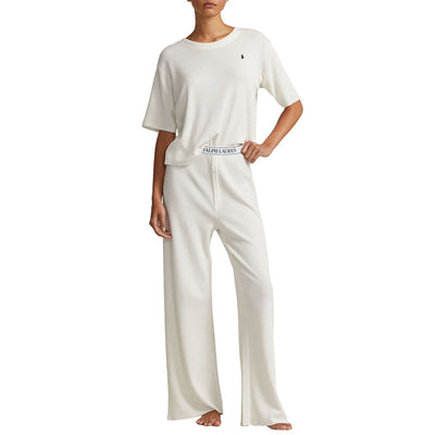 Polo Ralph Lauren Womens Waffle Knit Pajama Set - 4P8032