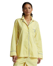 Polo Ralph Lauren Striped Poplin Long-Sleeve Pajama Set - 4P8036