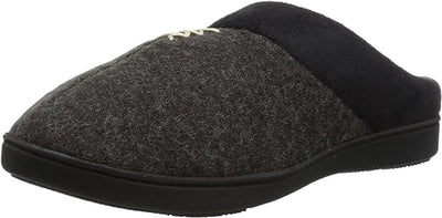 isotoner Women's Marisol Microsuede & Heathered Hoodback Slippers - 6766