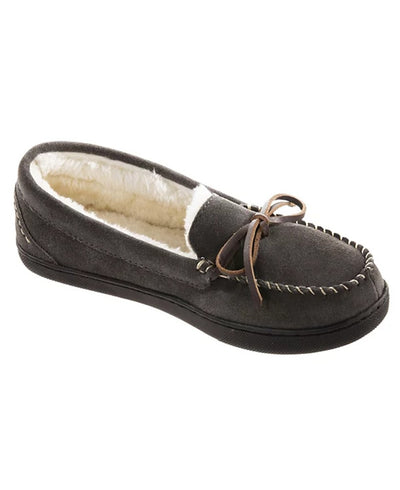 Isotoner Women's Genuine Suede Moccasin Slippers - 7956