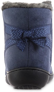 isotoner Women's Microsuede Mallory Bootie Slippers w/ Bow - 8184