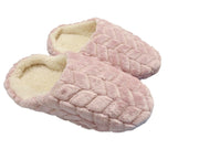 isotoner Chevron Fur Hoodback Slippers - 8301