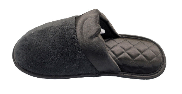 isotoner Recycled Microterry and Satin Eco Clog Slippers - 8303
