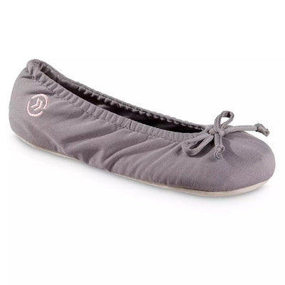 isotoner Women's Stretch Satin ECO Comfort Ballerina Slipper - 8535