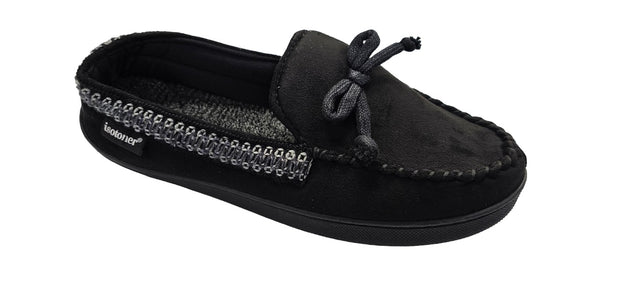 isotoner Men's Microsuede Seth Moccasin Comfort Slippers - 92168