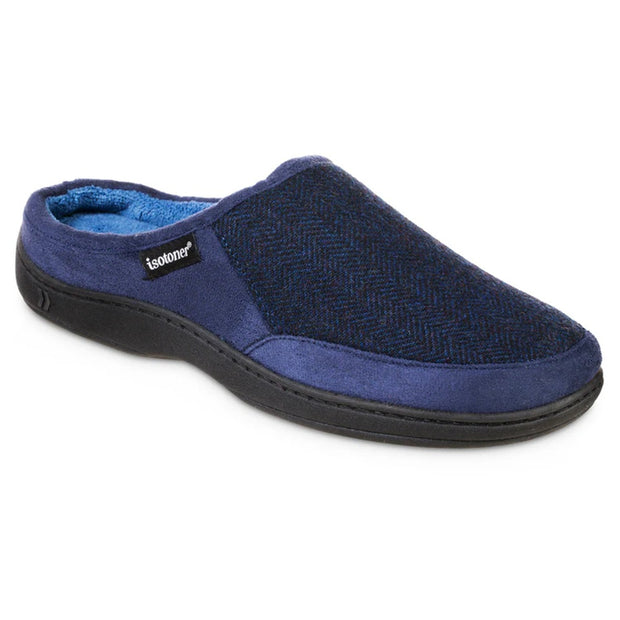 isotoner Men's Herringbone Logan clog - 92300