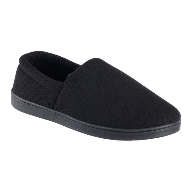 isotoner Men's Textured Knit Kai Closed Back Slippers - 96124