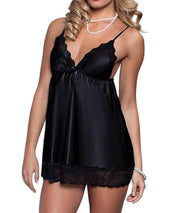 Seven 'til Midnight Enchanting Babydoll & Thong - 9721