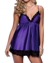 Seven 'til Midnight Enchanting Babydoll & Thong - 9721