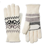 isotoner Women's Chenille Snowflake Gloves (Ultraplush) - A30727 (O/S)