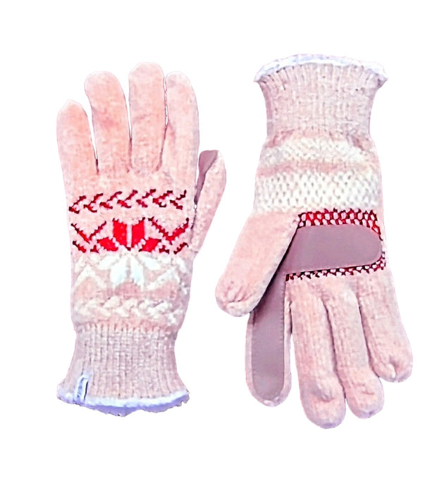 isotoner Women's Chenille Snowflake Gloves (Ultraplush) - A30727 (O/S)