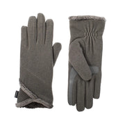 isotoner SmartDri Fleece Gloves W/ Overlap Wrist Microluxe - A30749 (O/S)