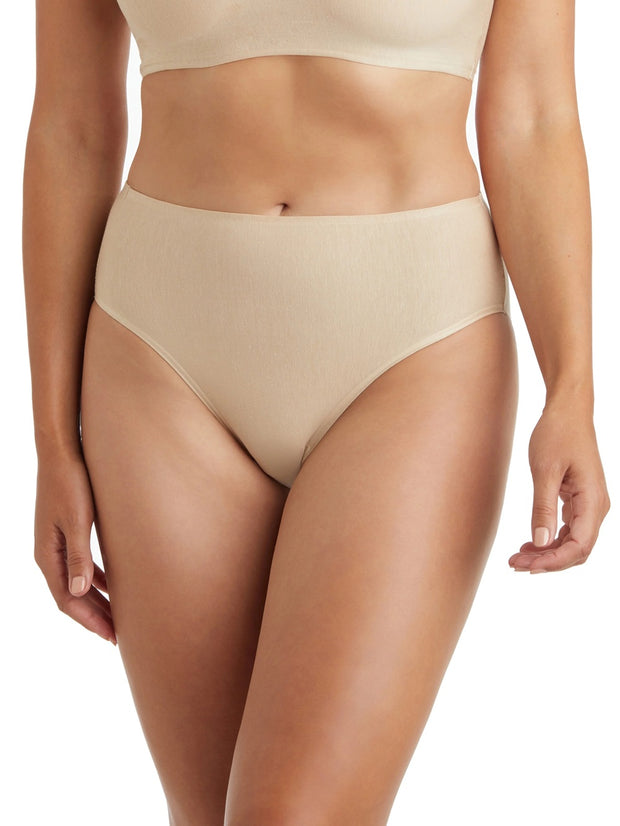 TC Fine Intimates Cotton Comfort High-Cut Brief - A4-144
