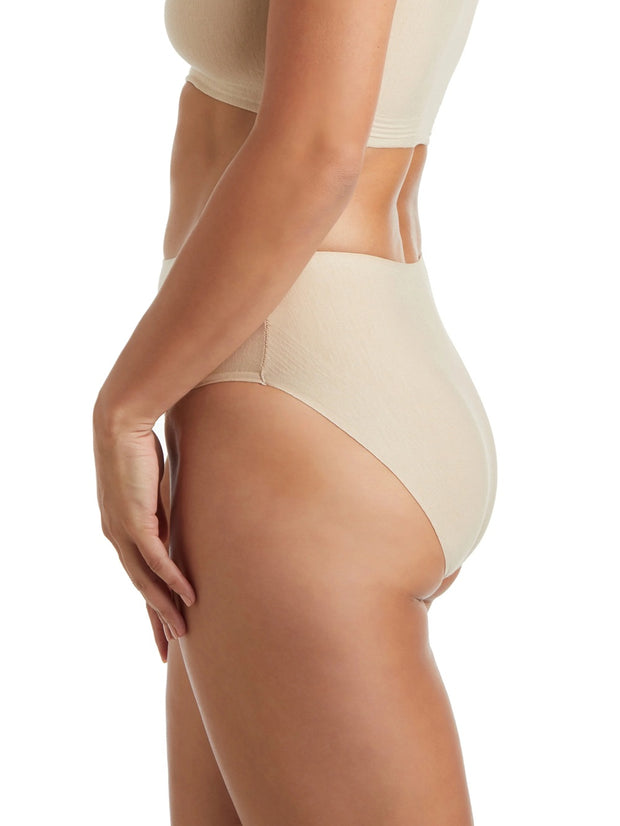 TC Fine Intimates Cotton Comfort High-Cut Brief - A4-144