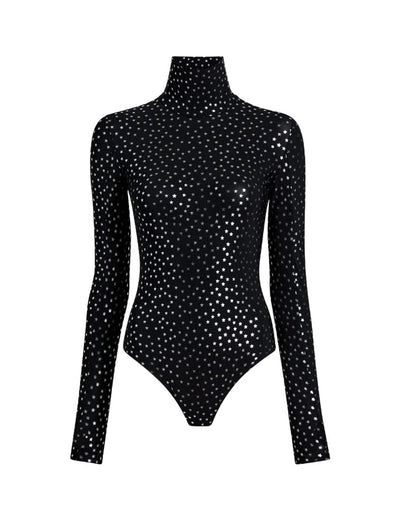 Commando Classic Print Turtleneck Bodysuit - BDS203