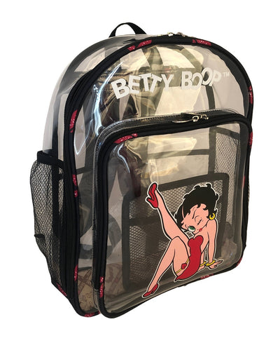 Betty Boop Clear Backpack 15" - BPT91915