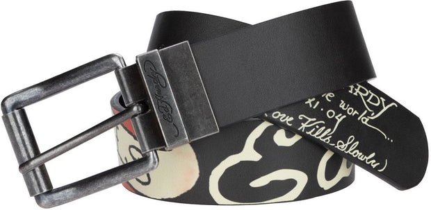 Ed Hardy Men's Skull and Sword Belt - BX90300EHQ