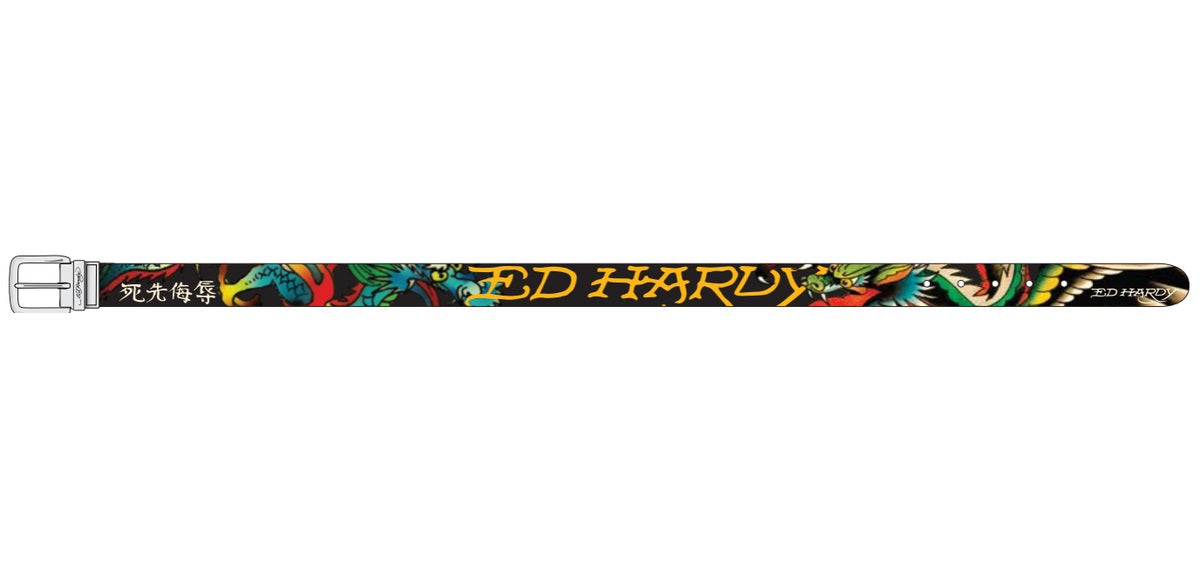 Ed Hardy Dragon and Tiger Belt - BX90303EHQ – Treasure Lingerie